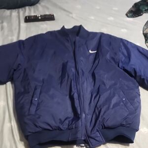 Nike Reversible Bomber Jacket used Medium Youth 14-16 Women